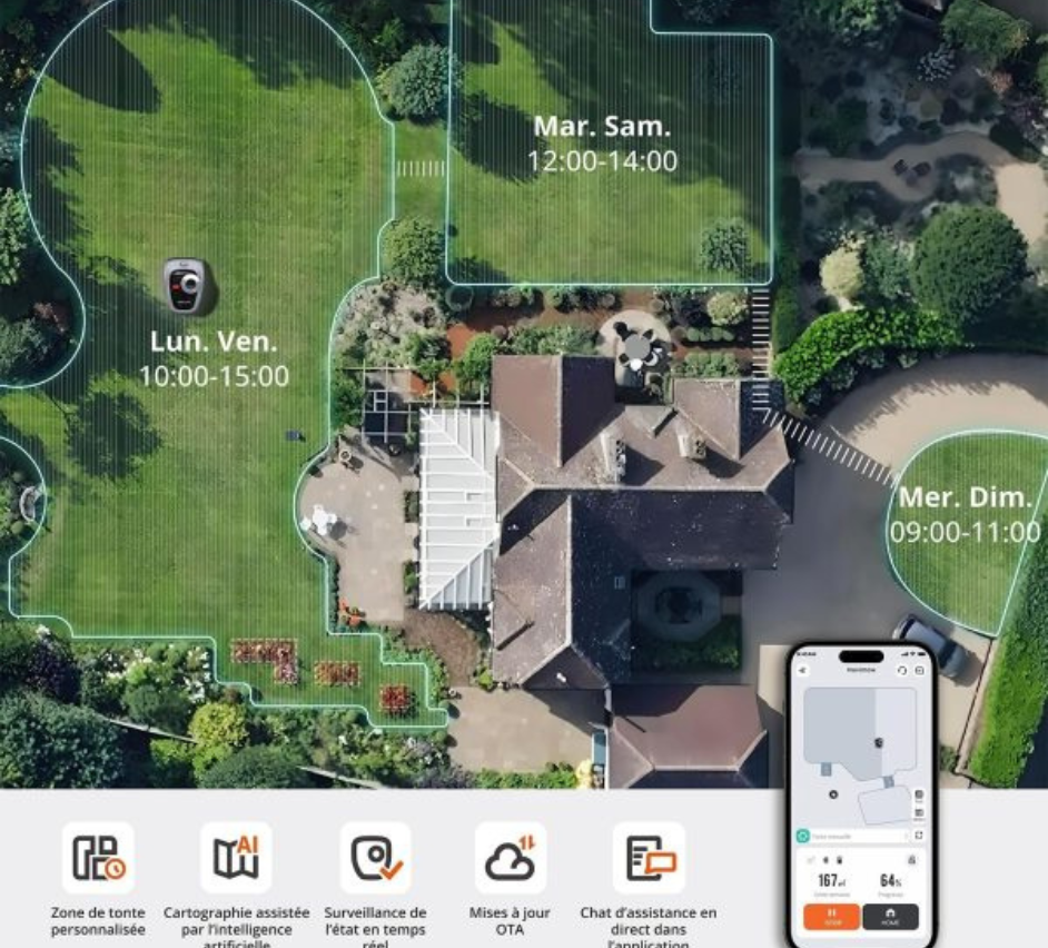 🌿 FLORABOT i105E – L’Intelligence au Service de Votre Jardin !